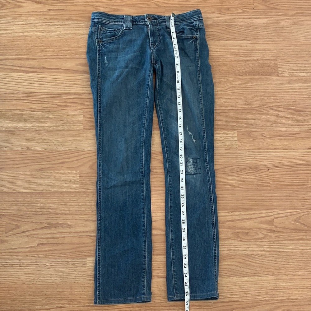 Volcom Static Straight Distressed Blue Denim Jean… - image 8